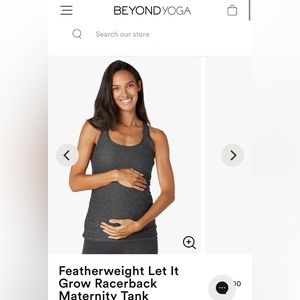 Beyond yoga tank top (beyond the bump line) basically new